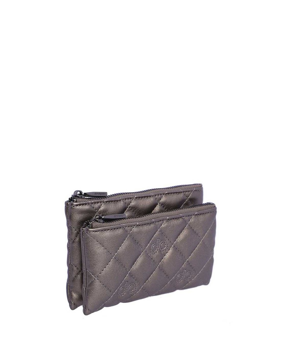 Wallets DON ALGODON | Don Algodon Verena Synthetic Leather Women's Wallet Silver