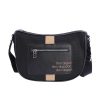 Bags DON ALGODON | Don Algodon Betty Textil Women's Shoulder Bag With Zipper Black