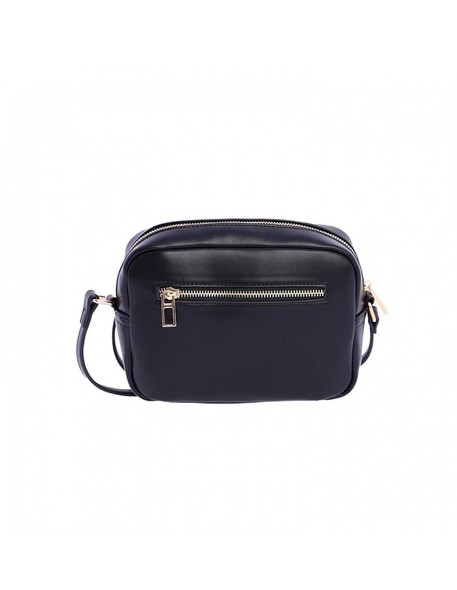 Bags DON ALGODON | Don Algodon Lula Women's Shoulder Bag in Synthetic Leather with Zipper Black