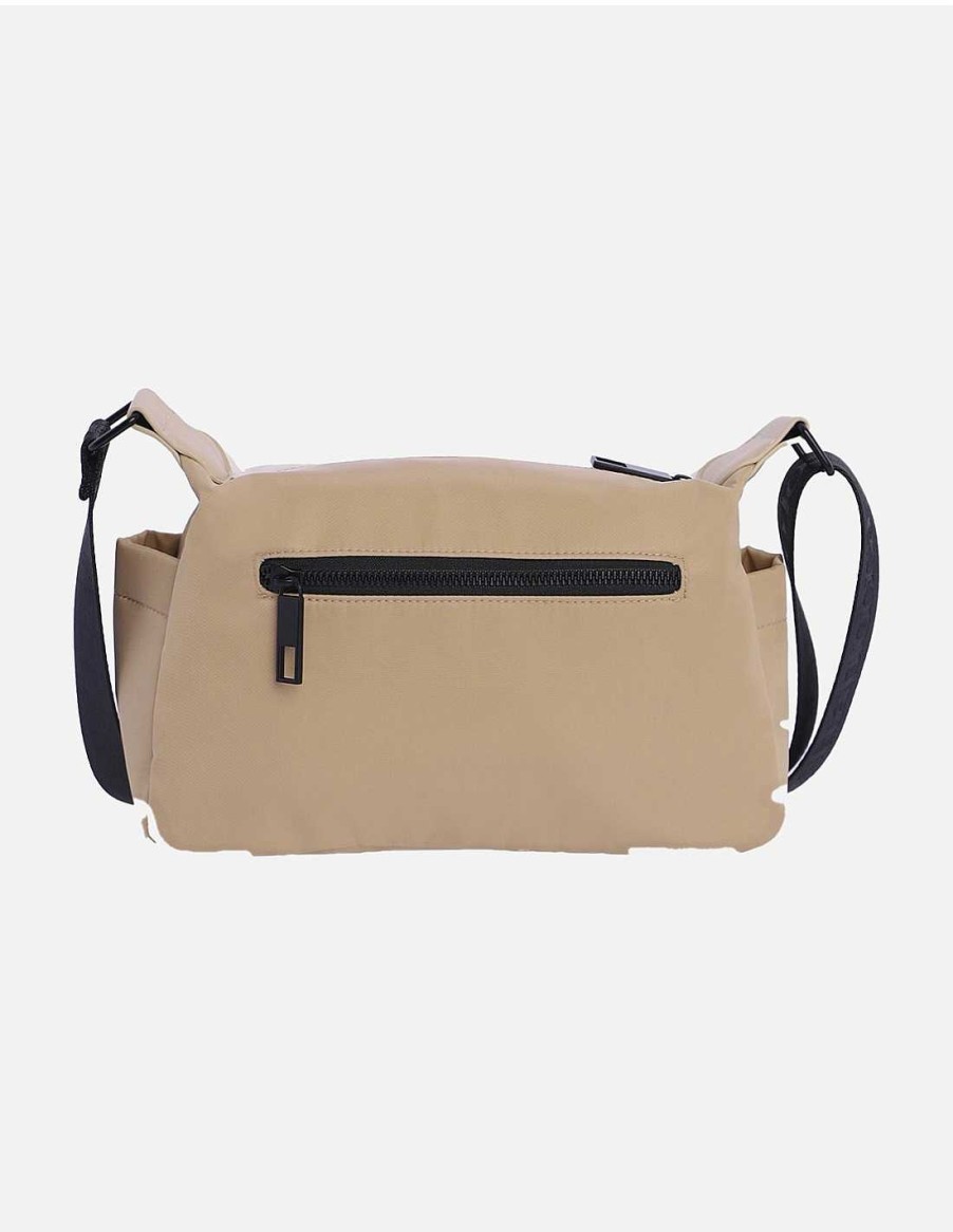 Bags CORONEL TAPIOCCA | Women's Colonel Tapiocca Pusina Nylon Shoulder Bag With Zipper Beige