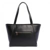 Bags DON ALGODON | Don Algodon Ariadna Vegan Leather Shopper Bag for Women with Zipper Black