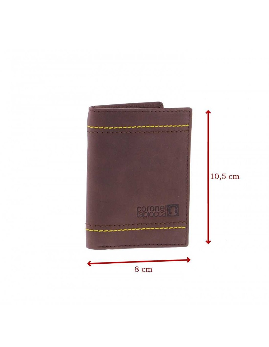 Men CORONEL TAPIOCCA | Colonel Tapioca Adrian Wallet Brown