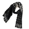 Accessories DON ALGODON | Don Algodon Women's Scarf Federica Rectangular Black