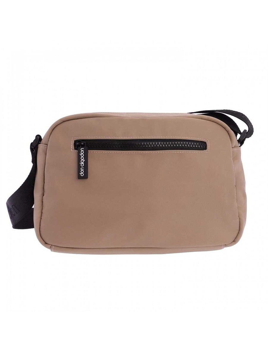 Bags DON ALGODON | Don Algodon Zeno Nylon Women's Shoulder Bag Beige