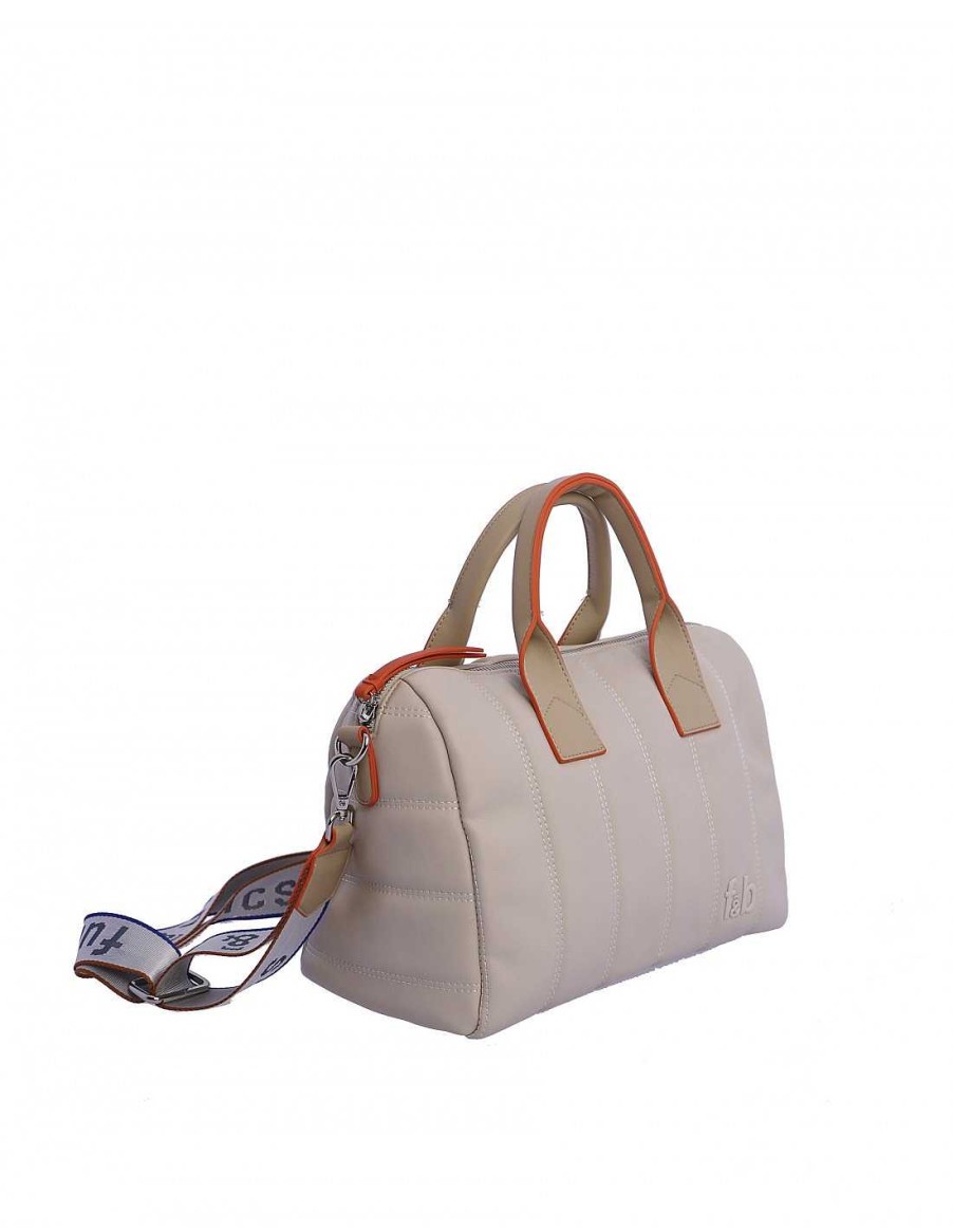 Bags Fun&Basics | Fun And Basics Women's Katy Faux Leather Handbag Beige