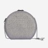 Bags EFERRI | Eferri Kink Paper Round Crossbody Bag Grey