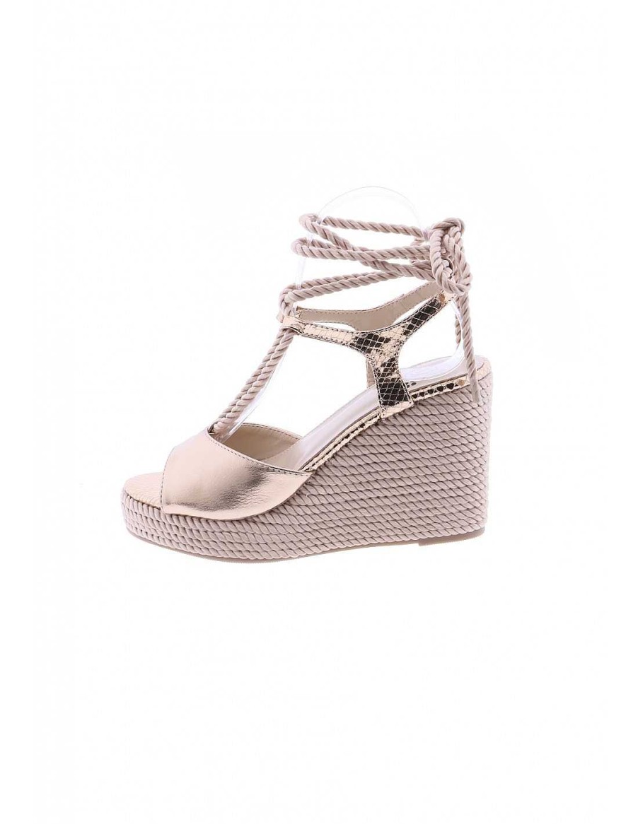 Footwear FOR TIME | Crib Sandal Ss8406 By For Time Champagne