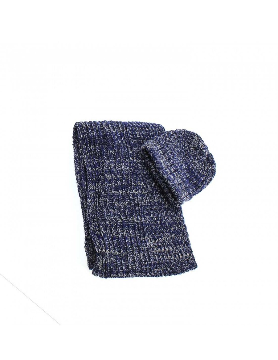 Accessories EFERRI | Hambers Scarf and Hat Pack for Men by Eferri Blue