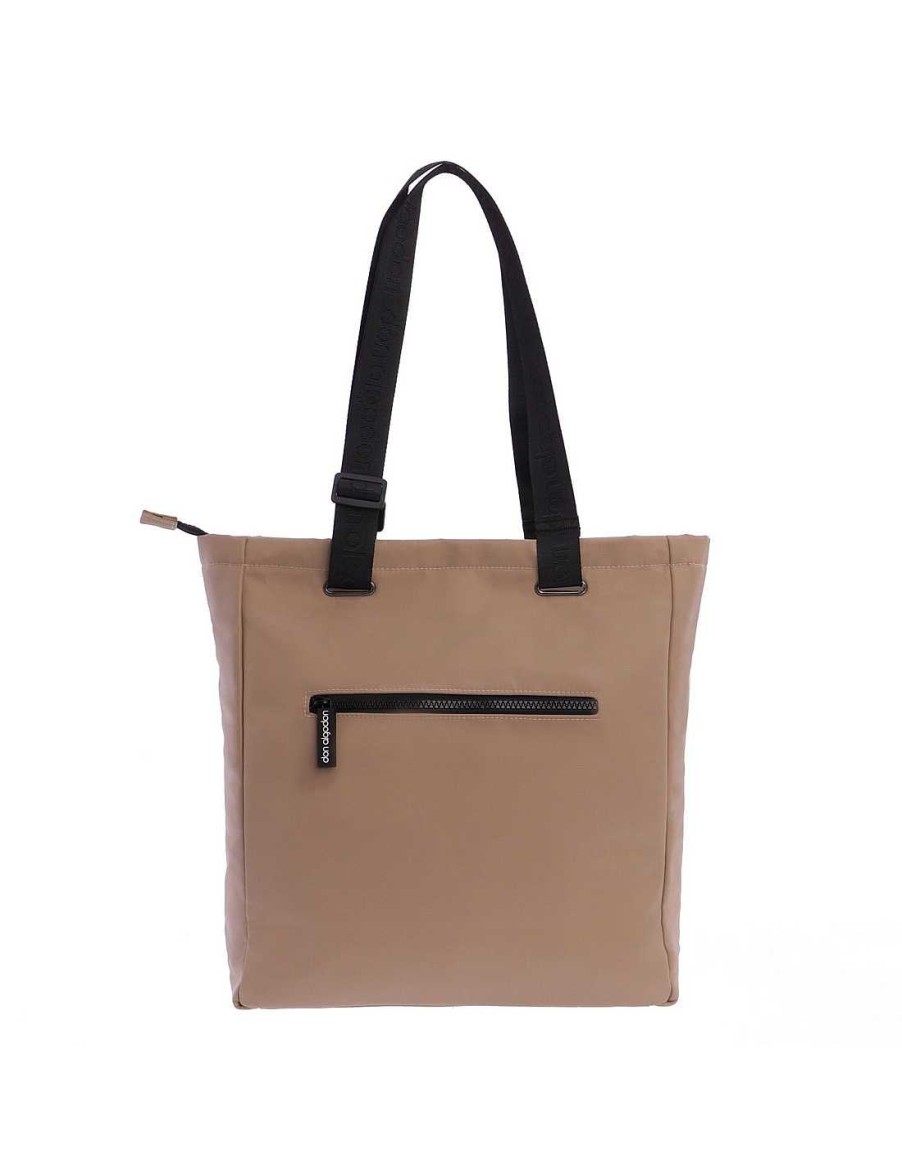 Bags DON ALGODON | Don Algodon Zoe Nylon Women's Shopper Bag Beige