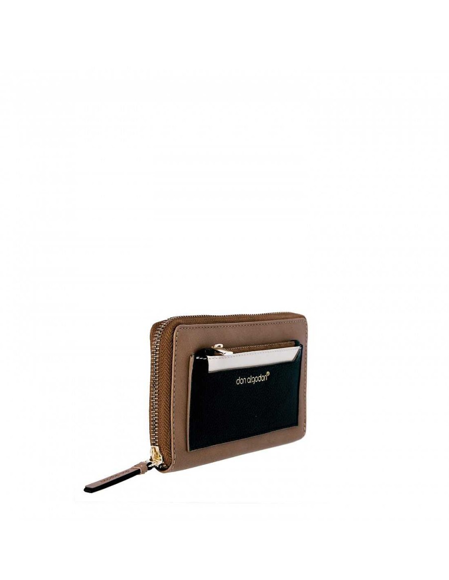 Wallets DON ALGODON | Don Cotton Leather Wallet Wki4751 Camel