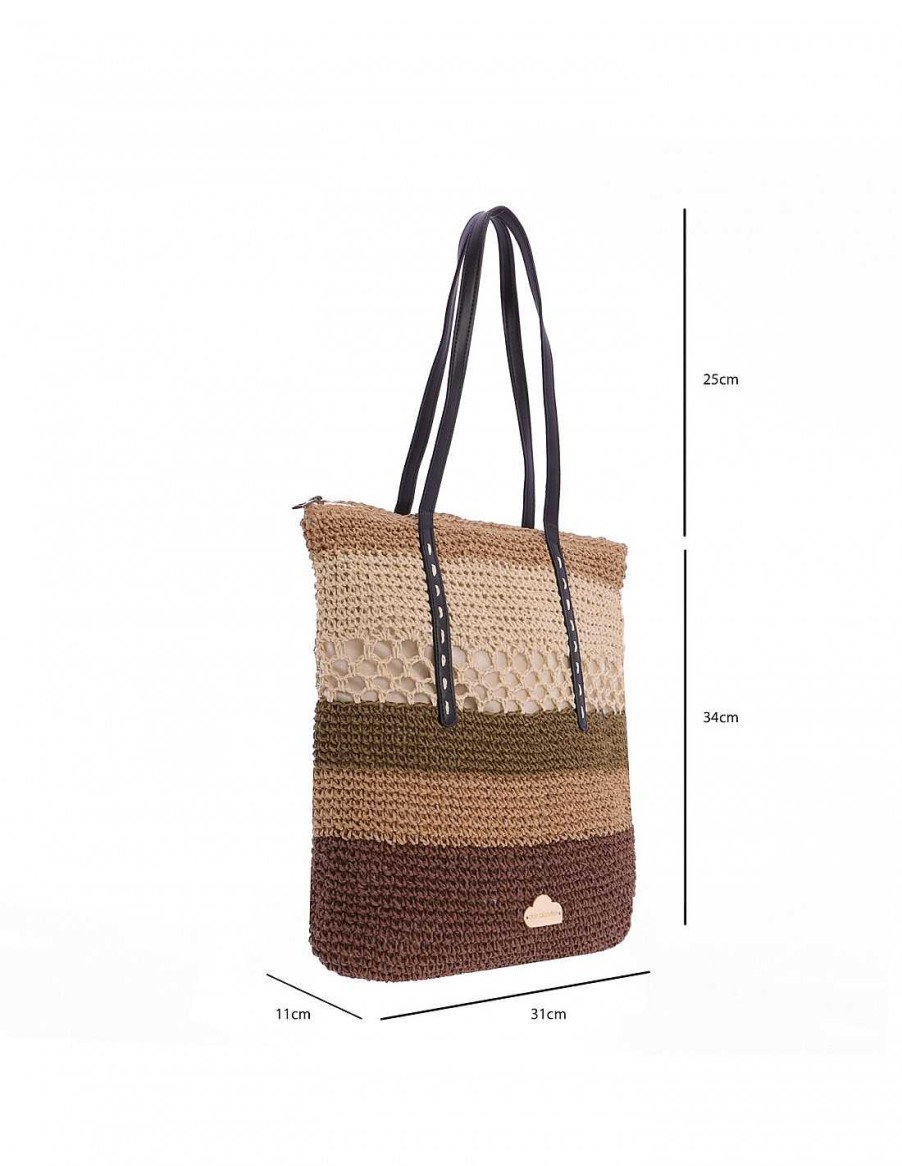 Bags DON ALGODON | Don Algodon Sunny Raffia Shopper Bag for Women Multicolored