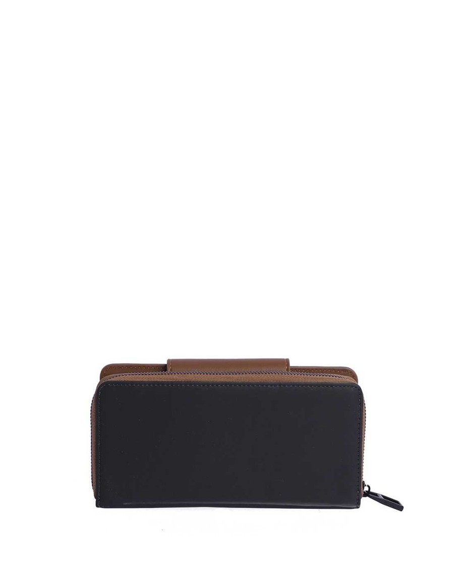 Wallets DON ALGODON | Don Algodon Venus Women's Wallet in Nylon and Synthetic Leather Grey