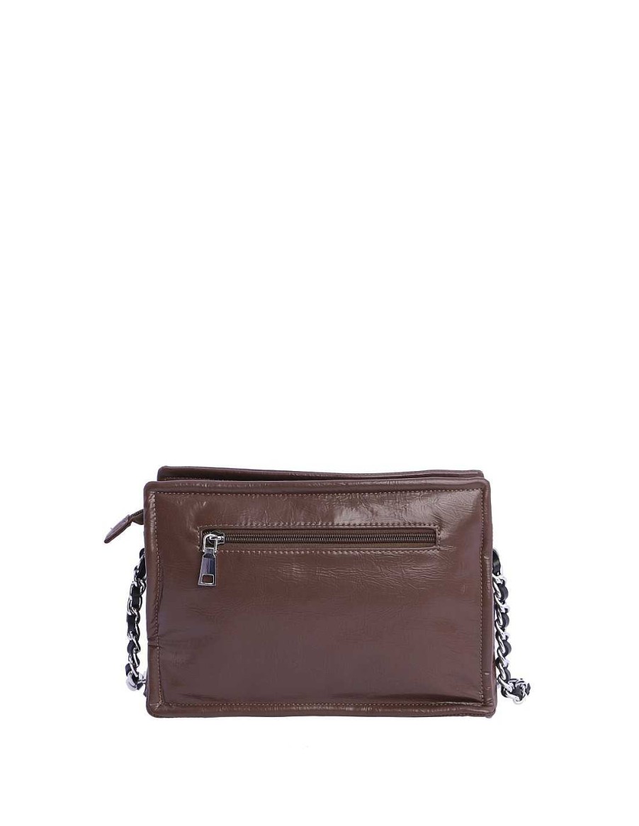 Bags FOR TIME | For Time Indiana Women's Pu Shoulder Bag Brown