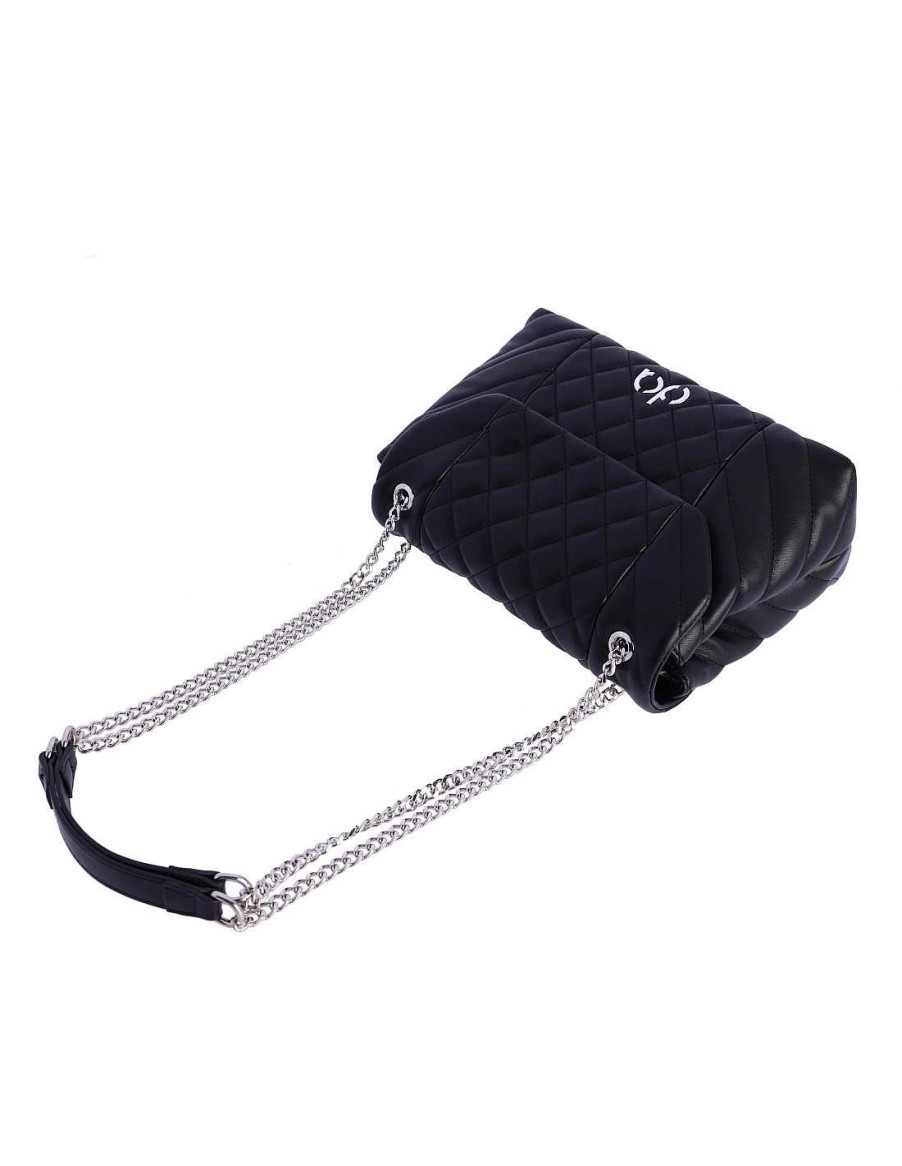 Bags DON ALGODON | Don Algodon Elina Women's Shoulder Bag With Zipper Black