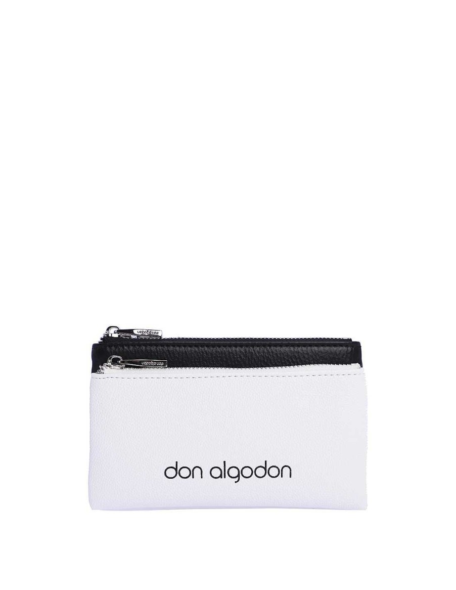 Bags DON ALGODON | Don Algodon Manuela Women's Purse With Zipper White