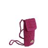 Bags DON ALGODON | Mobile Phone Holder For Women Don Algodon Sinfronia With Zipper Fuchsia