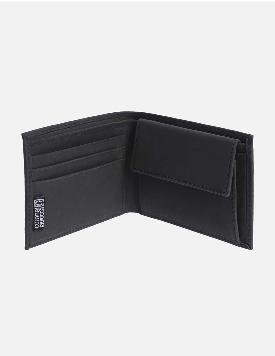 Men CORONEL TAPIOCCA | Colonel Tapiocca Fermin Men's Wallet With Rfid Protection Black