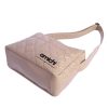 Bags AMICHI | Amichi Adelina Women's Patent Leather Zipper Crossbody Bag Beige