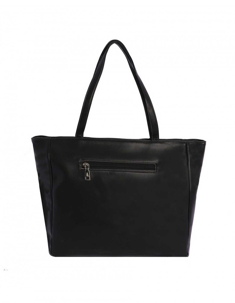 Bags Fun&Basics | Fun & Basics Shakira Women's Faux Leather Shopper Bag Black