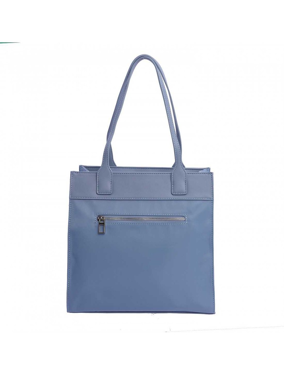 Bags DON ALGODON | Don Algodon Genci Nylon Shopper Bag for Women Blue