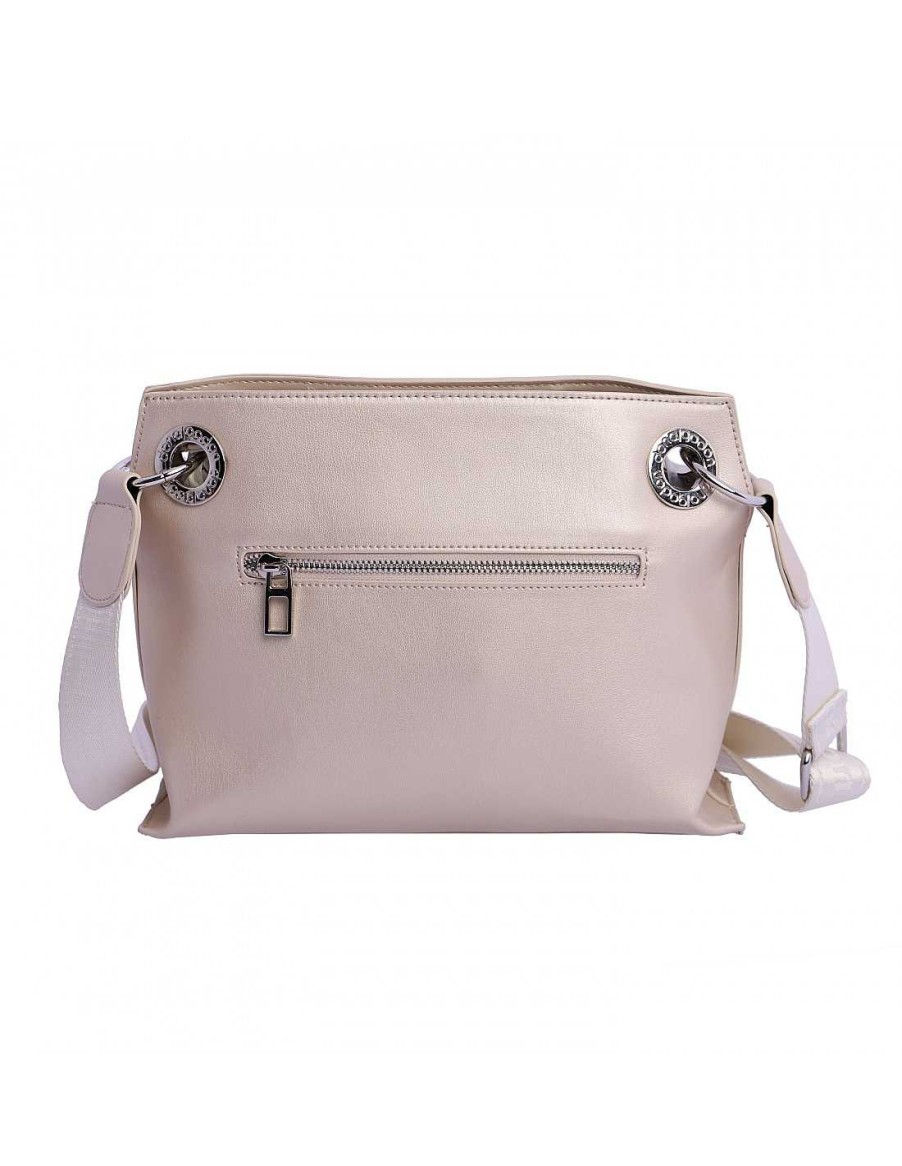 Bags DON ALGODON | Don Algodon Gea Women's Shoulder Bag in Synthetic Leather Beige